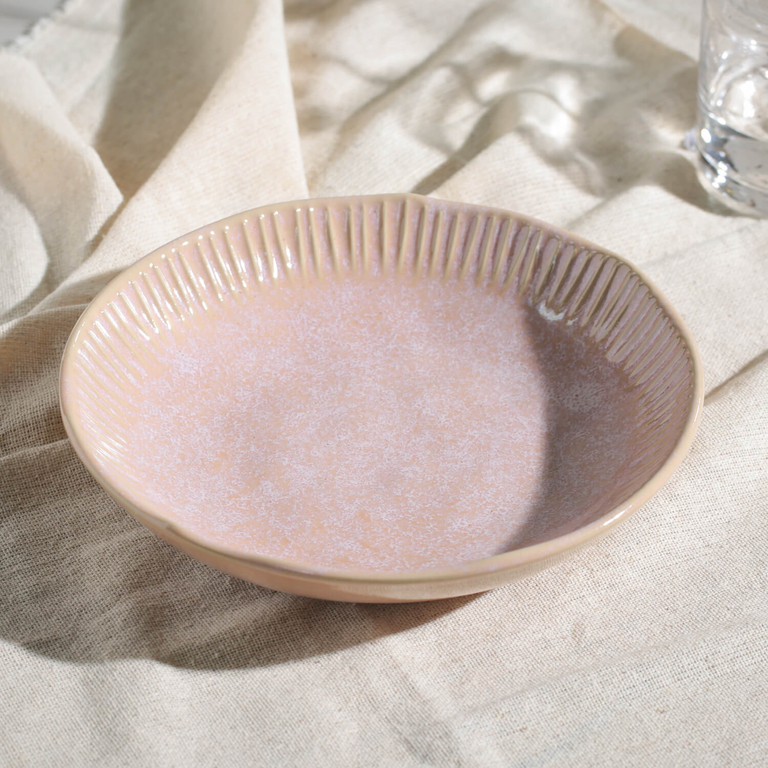 Conjunto com 6 Pratos Fundo Linhas Litchi Ø22,5cm 830ml - Imagem 4