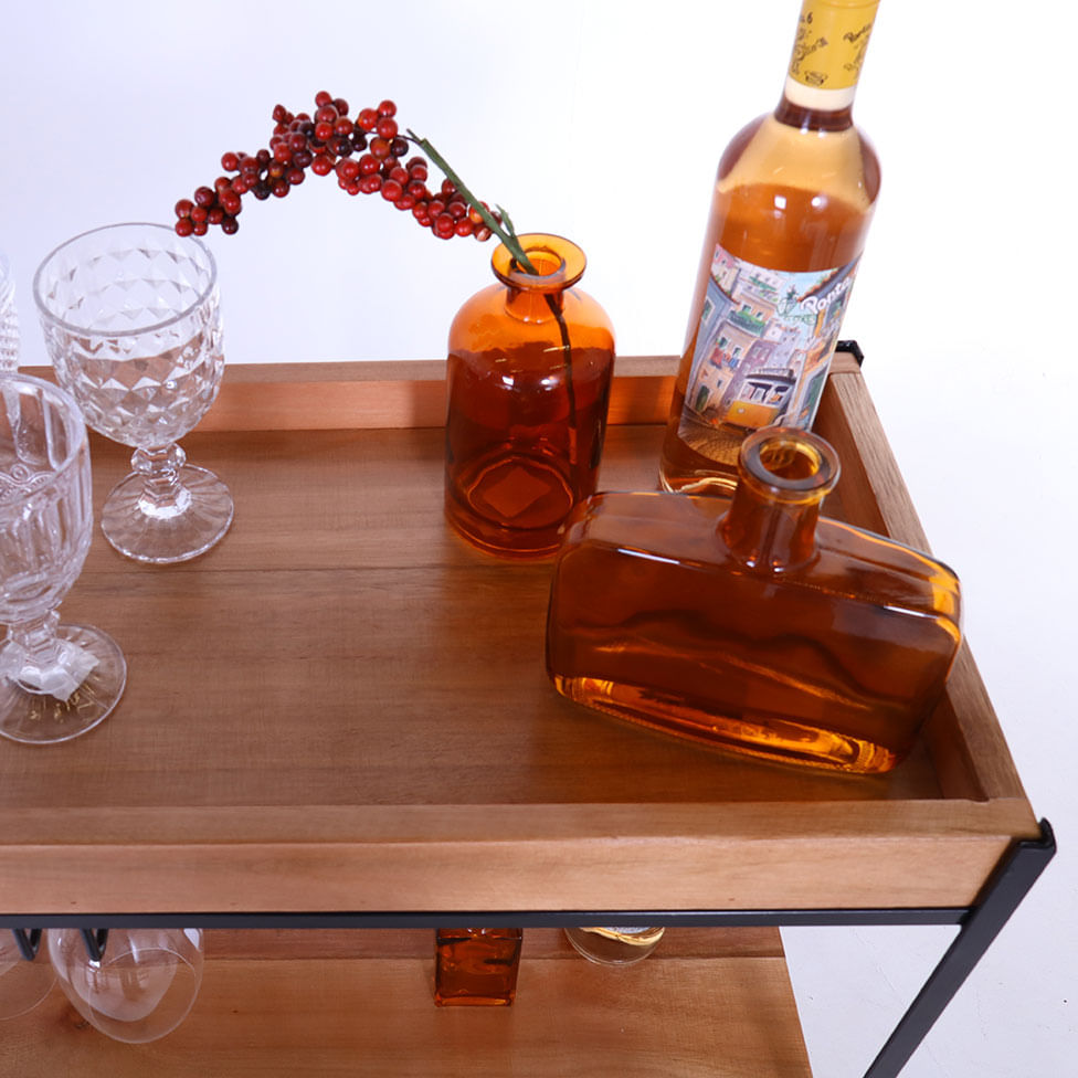 Carrinho Adega Slim com Rodizio - Imagem 3