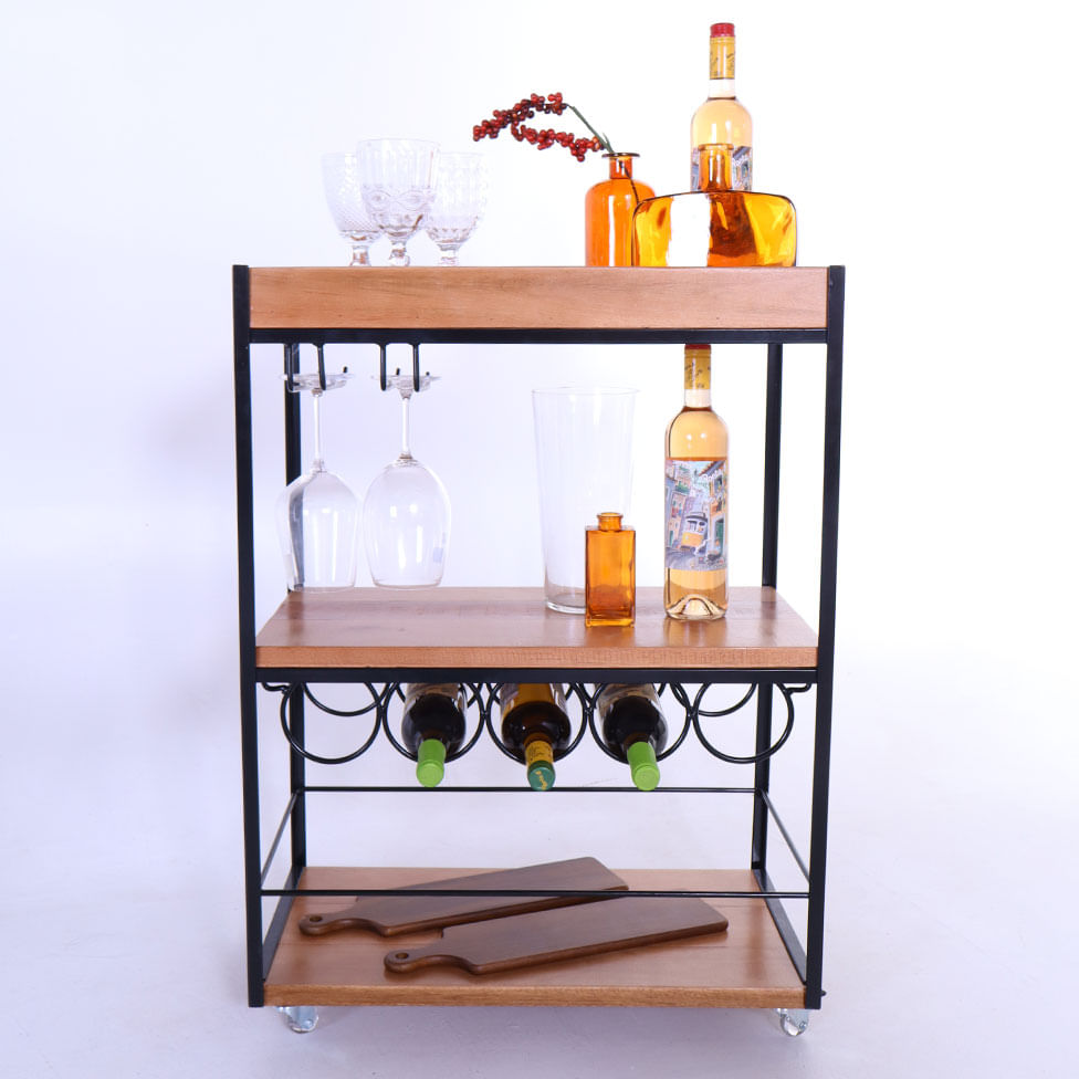 Carrinho Adega Slim com Rodizio - Imagem 8