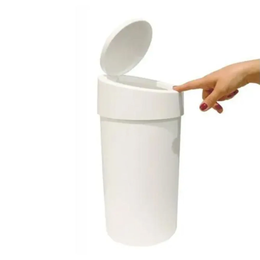 Lixeira com Abertura por Toque 9 Litros Light Gray - Imagem 2