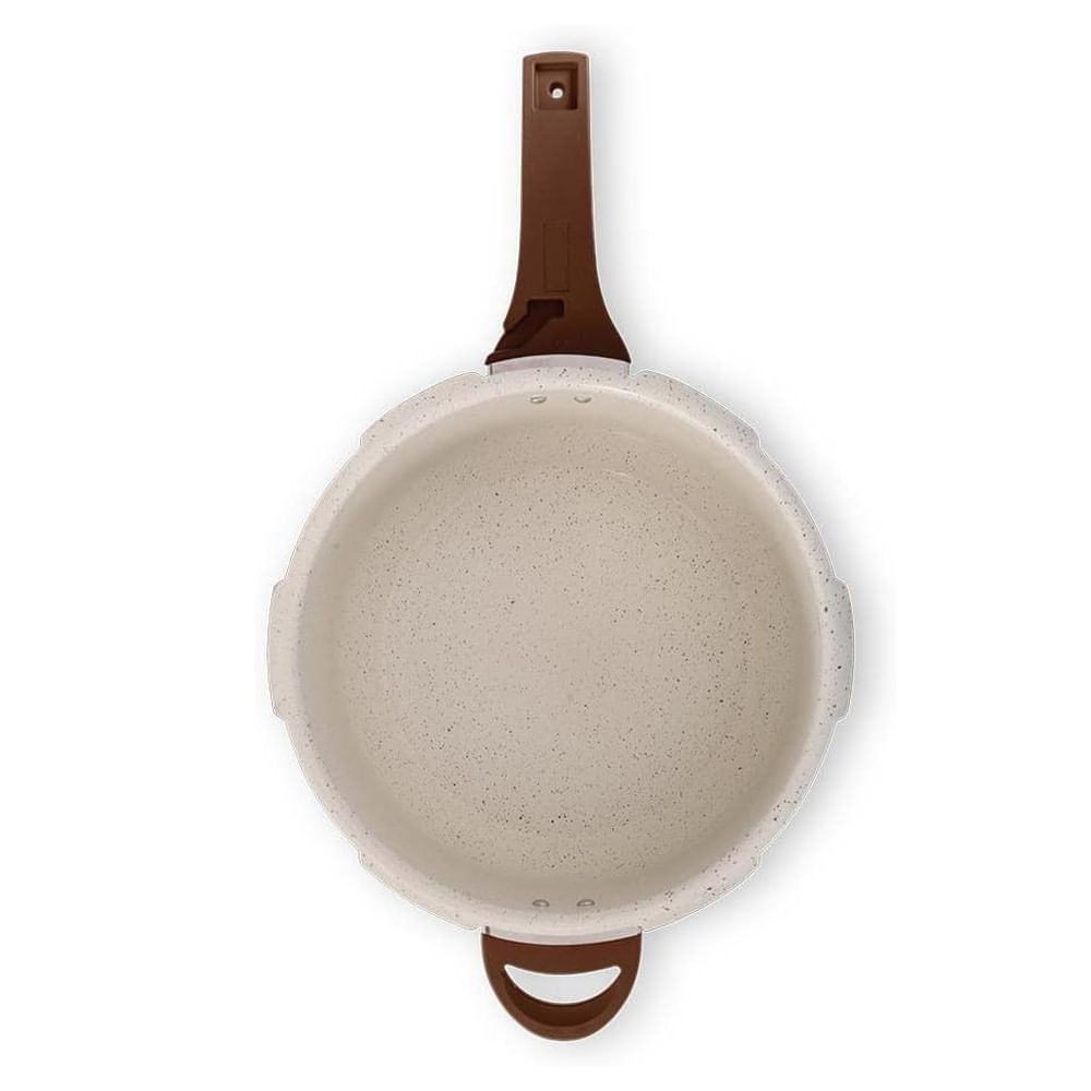 Panela de Pressão com Cerâmica e Indução 6,8L Vanilla - Imagem 4