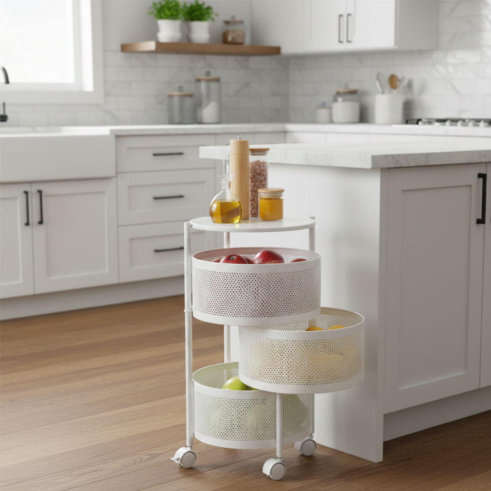 Gaveteiro Giratório Redondo com Rodinhas - Imagem 5