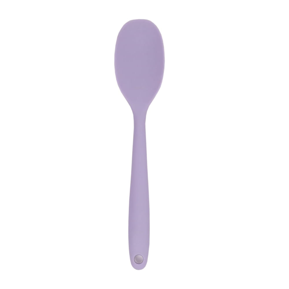 Espátula Redonda Pequena de Silicone Duplo Lilás