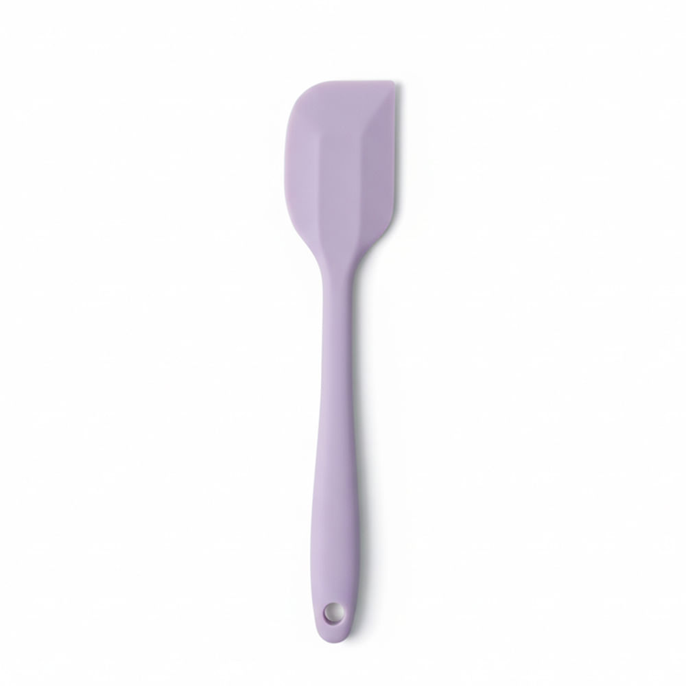 Espátula Reta Pequena de Silicone Duplo Lilás
