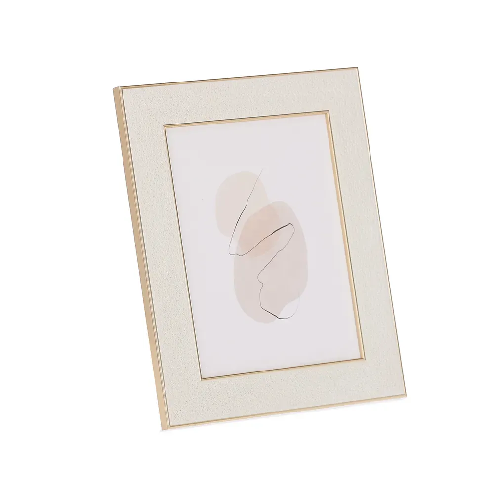 Porta Retrato Poliestireno e Vidro 15x20 Branco