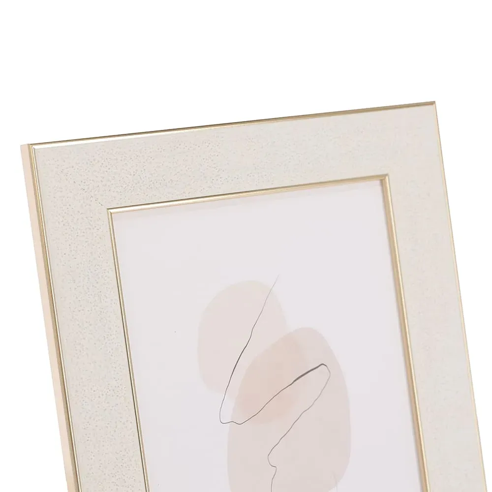 Porta Retrato Poliestireno e Vidro 15x20 Branco - Imagem 2