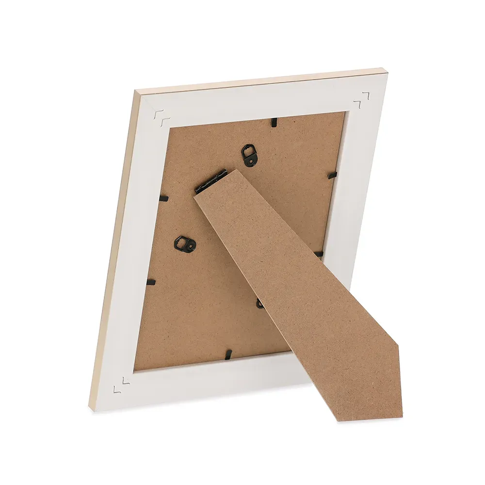 Porta Retrato Poliestireno e Vidro 15x20 Branco - Imagem 3