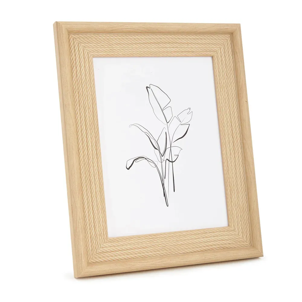 Porta Retrato Poliestireno e Vidro 15x20 Natural