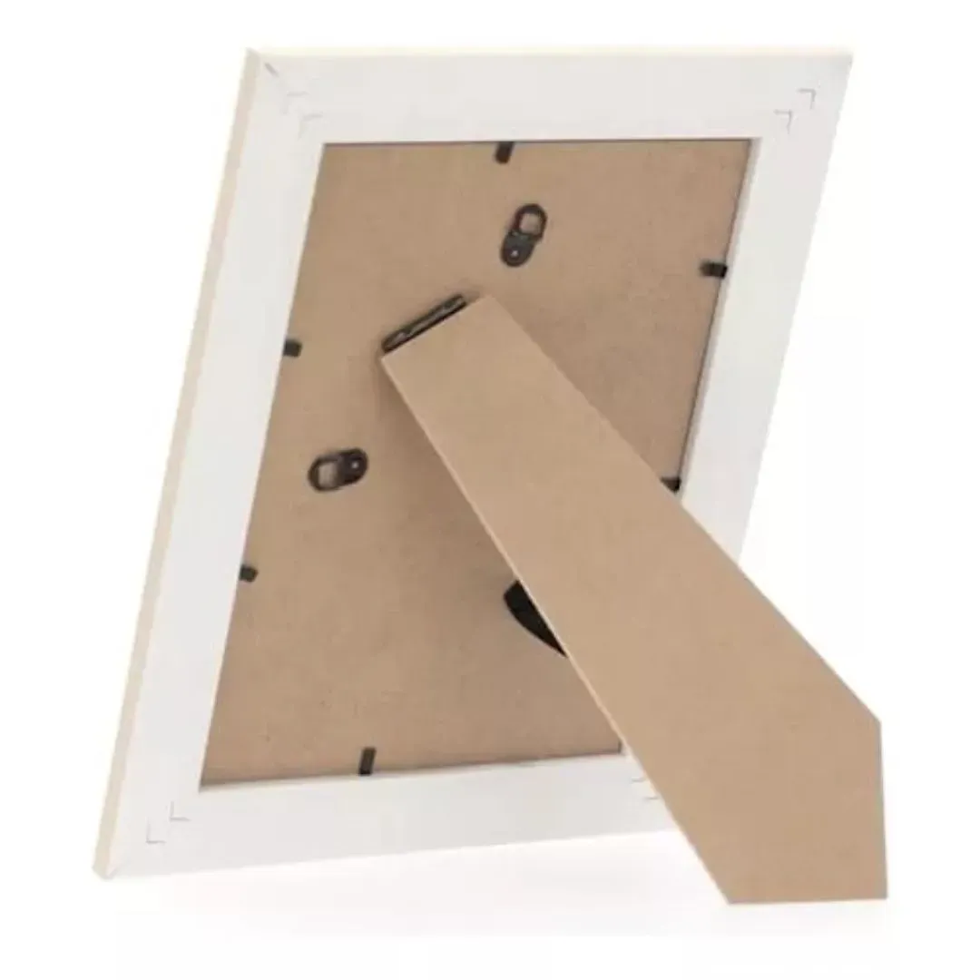 Porta Retrato em Vidro/Papel e MDF 15x20 Bege - Imagem 2