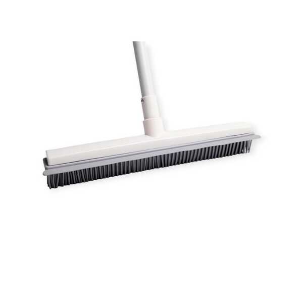 Vassoura com Rodo Multiuso 2 em 1 Branco - Imagem 2