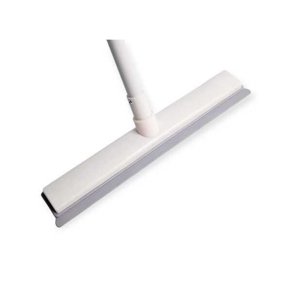 Vassoura com Rodo Multiuso 2 em 1 Branco - Imagem 3