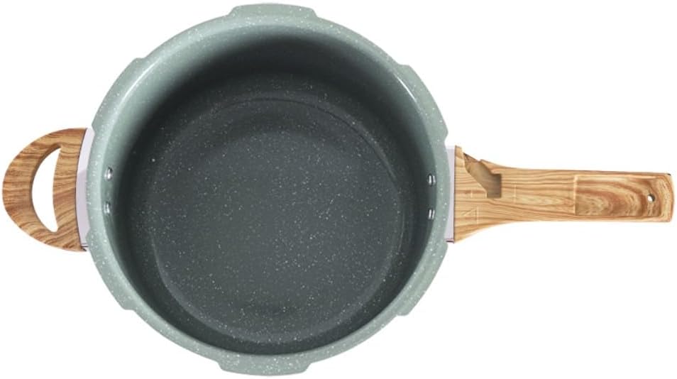 Panela de Pressão Antiaderente Ceramic Life Botanika Verde 4,2 Litros - Imagem 3