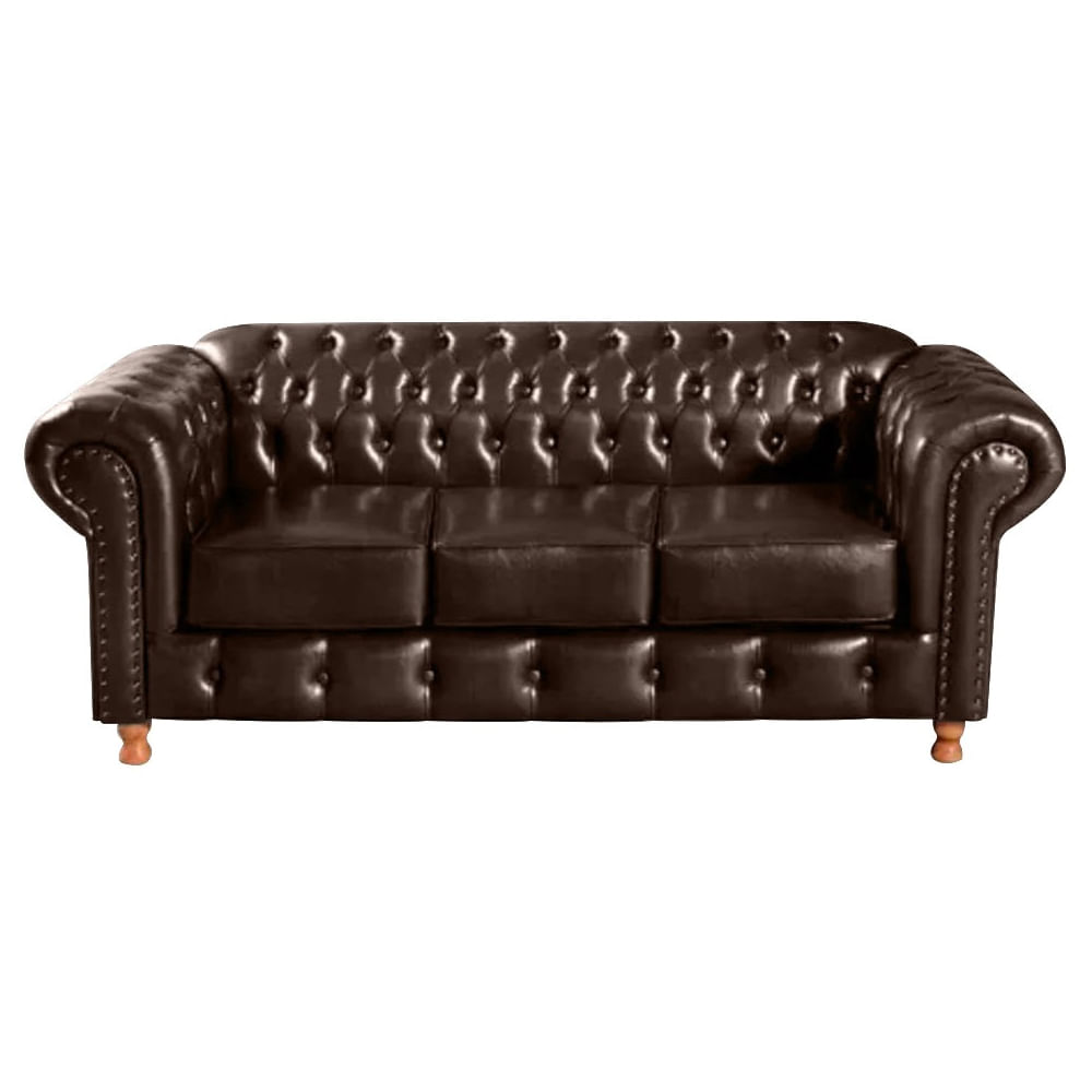 Sofá Chesterfield Paris Café 2,20m