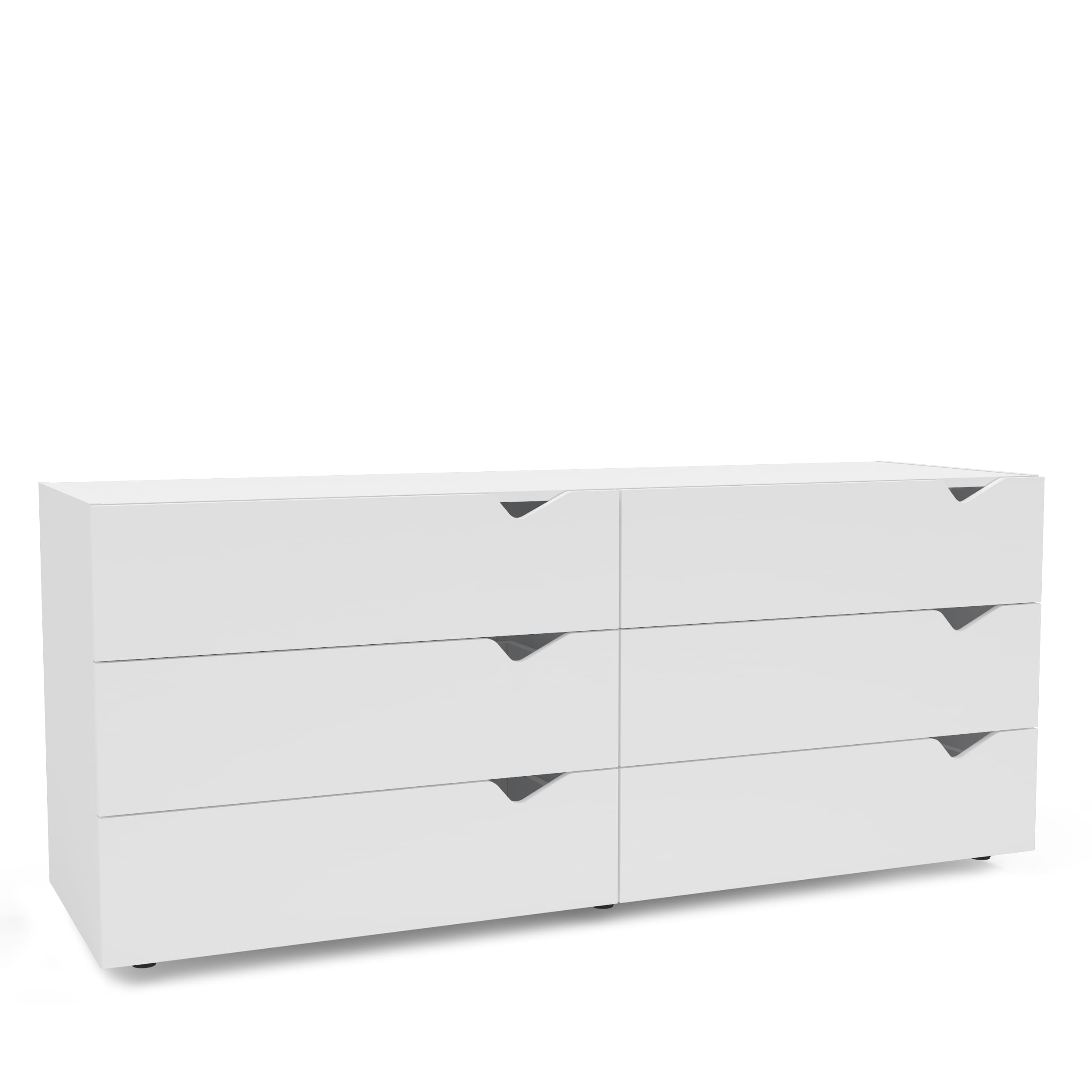 Cômoda Porto com 6 Gavetas Branco