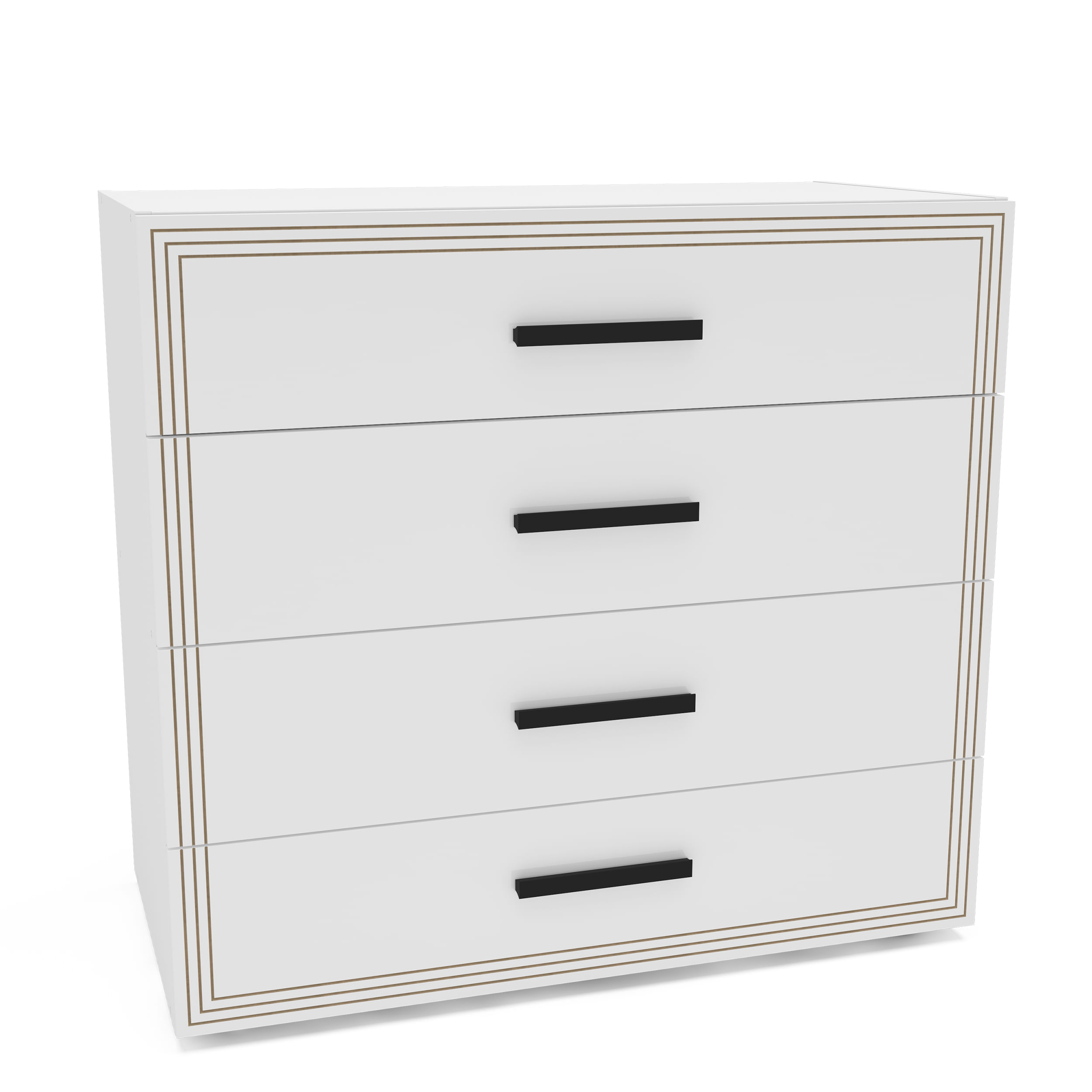 Cômoda Valencia 4 Gavetas Branco