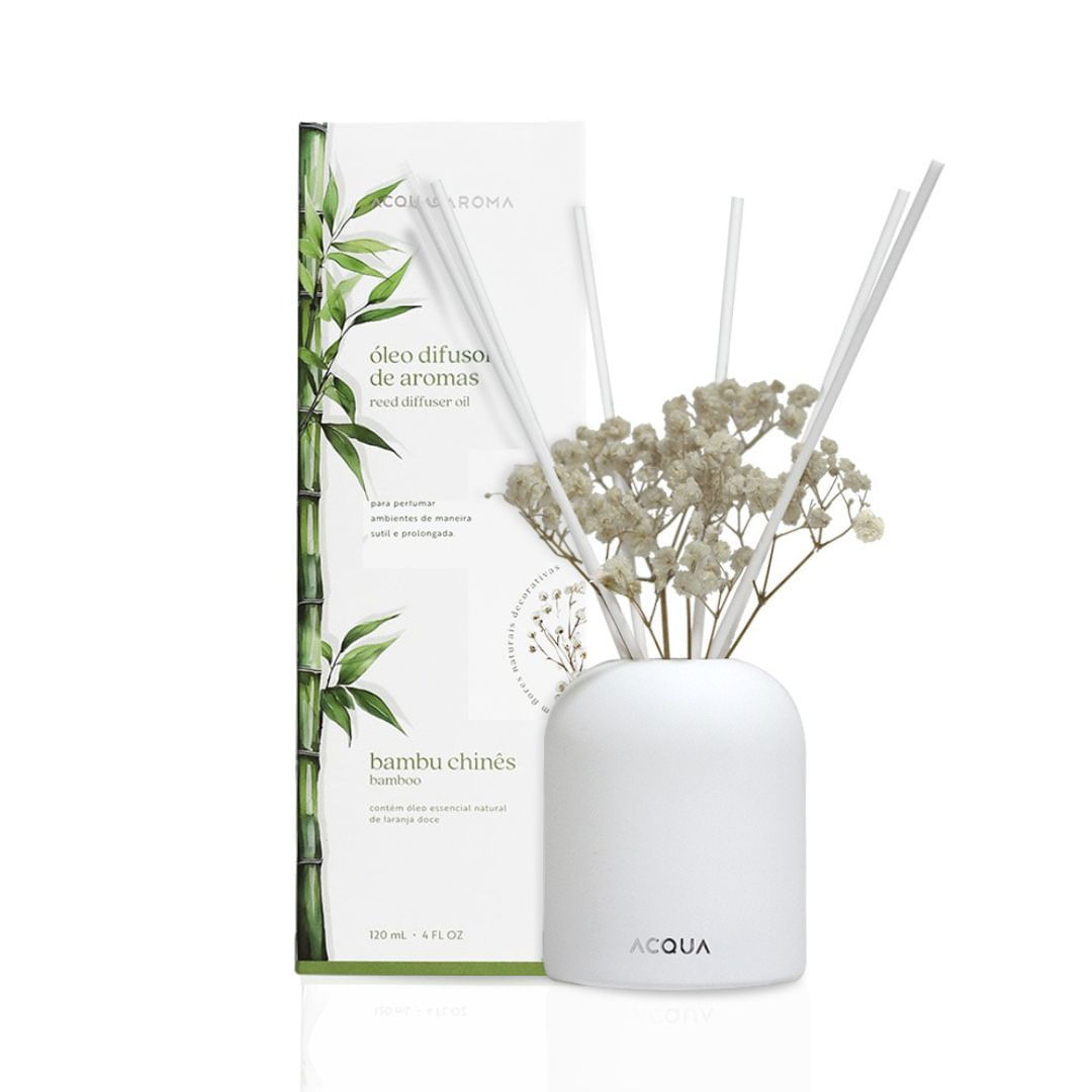 Óleo Difusor de Aromas Dia a Dia Bambu Chinês Branco 120ml